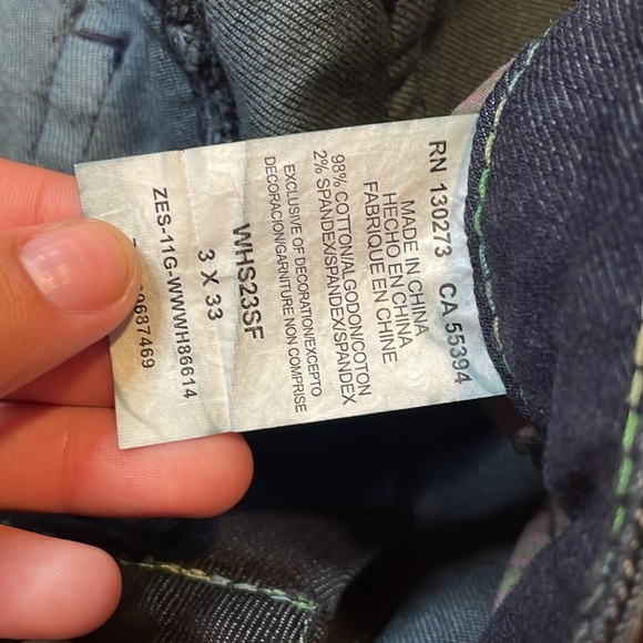 NWT Rock Wrangler Dark Wash Extra Low Rise Skinny Jean Size 3x33 Woman’s - Picture 4 of 9